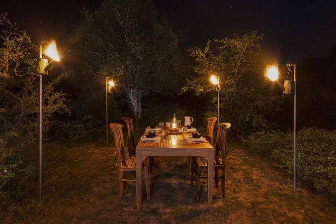 All Inclusive Leopard Nest Treehouse Safari in Yala - Campfire drinks, an alfresco shower, and dinner under the stars