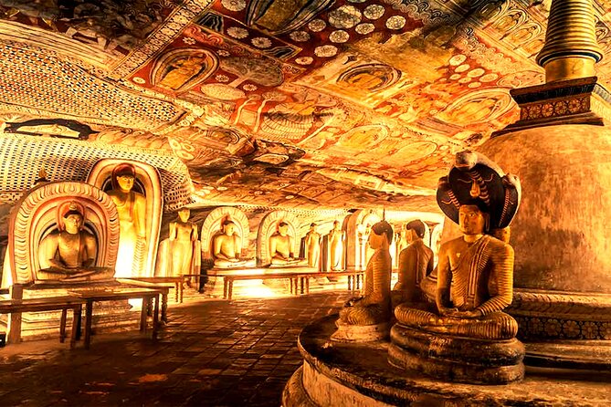 All-inclusive - Sigiriya and Dambulla day tour from Colombo - Dambulla’s Golden Temple adds a second major stop