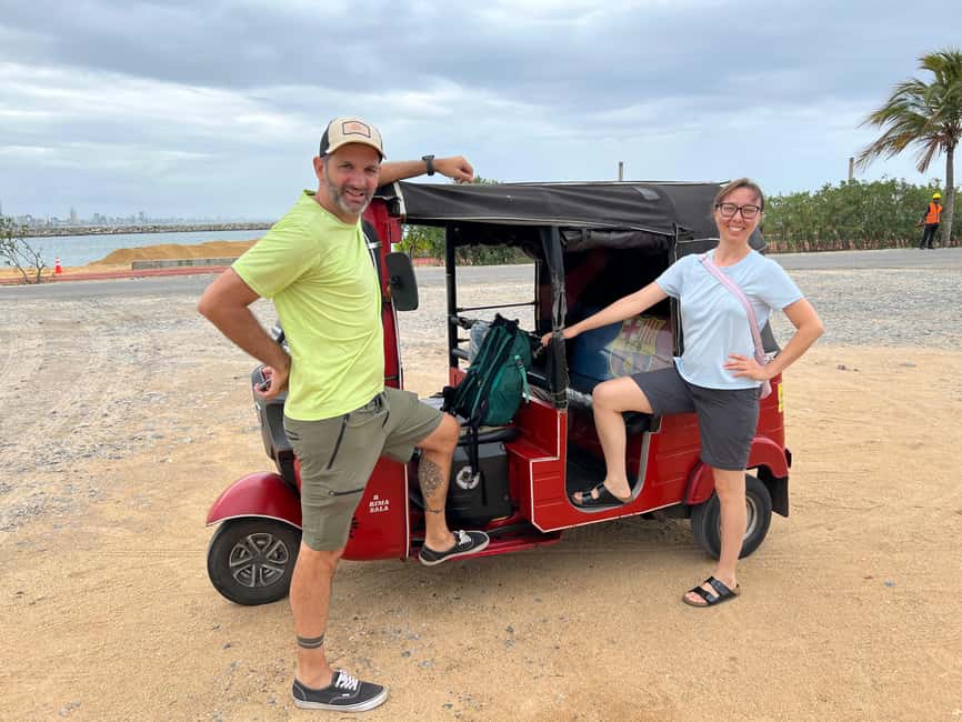 From Negombo: Colombo City Tour by Tuk Tuk with Hotel Pickup - Leaving Negombo and crossing toward Colombo