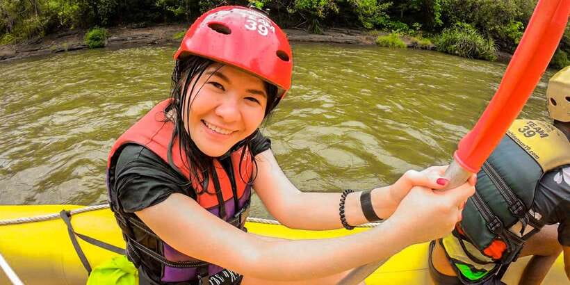 From Negombo: White Water Rafting Adventure - Getting ready at the river base