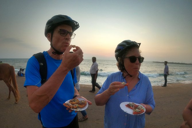 Luxury Night Cycle Tour of Colombo - Colombo Lighthouse and the port edge